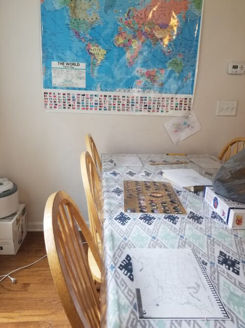 How to organize your homeschool room - geography