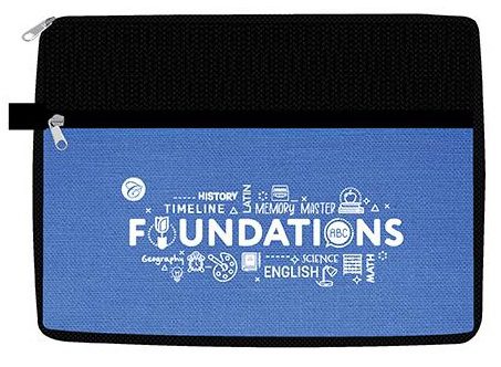 Pencil case - "Foundations" logo