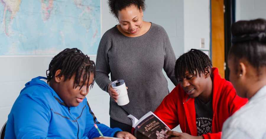 Homeschool family enjoying a small Classical Conversations community