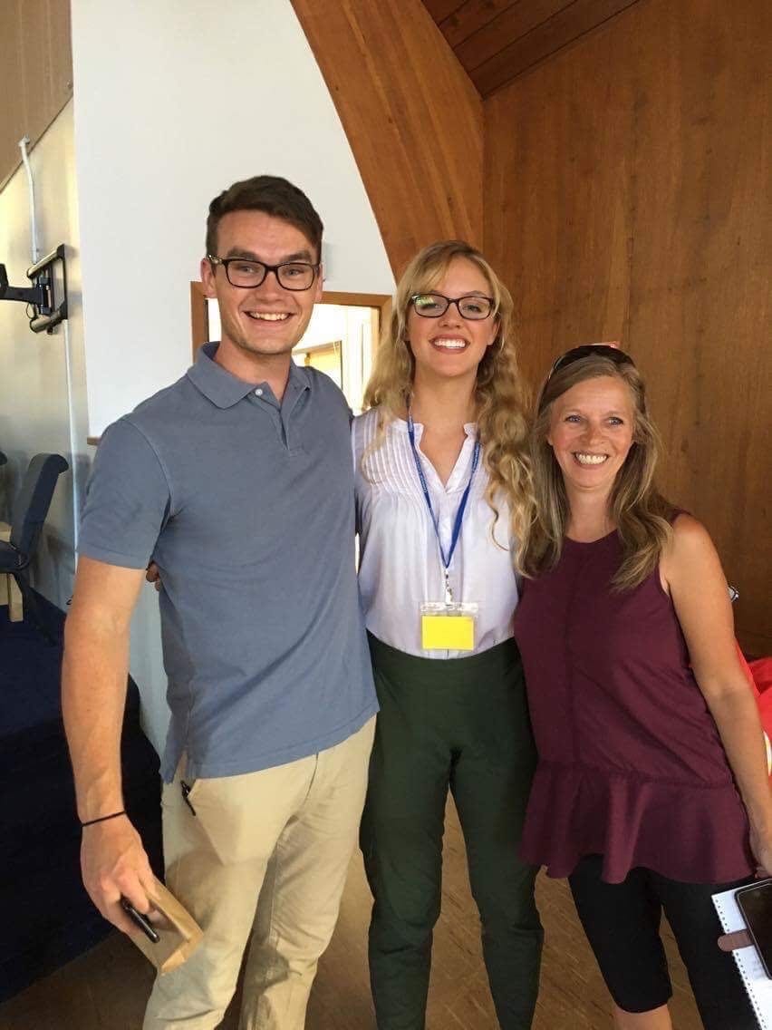 Three Classical Conversations members smiling at the camera