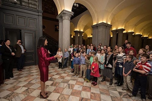 Nikki Haley speaks to crowd of homeschool families