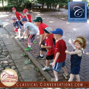 children playing a game on community day