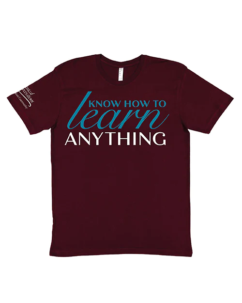Learn anything t-shirt