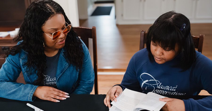 A homeschool family starting the Challenge program