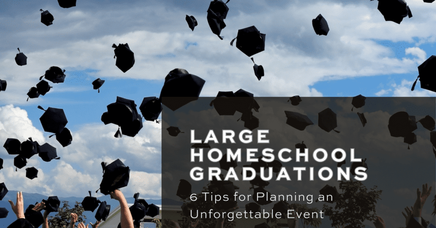 A large homeschool graduation.