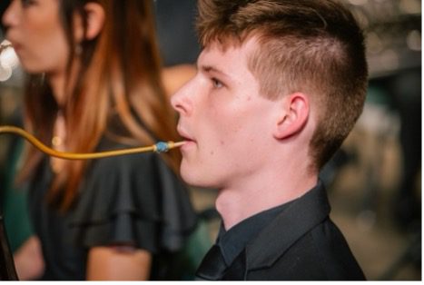 Homeschool high school student plays the bassoon.