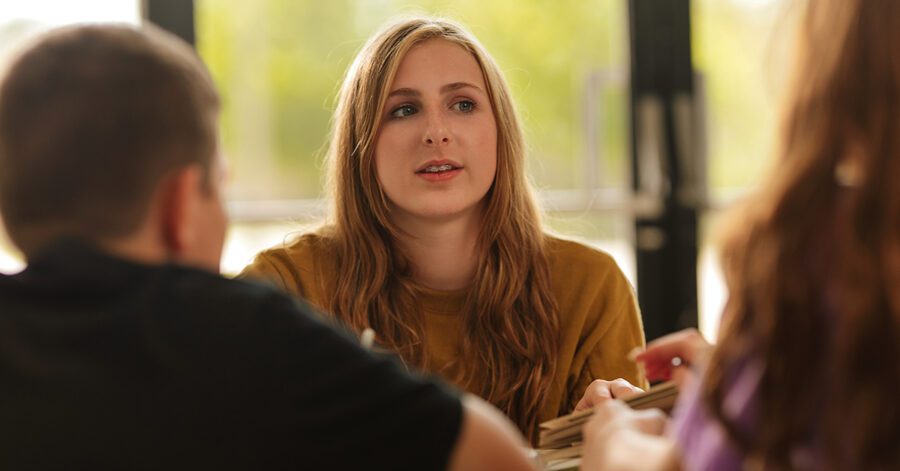 Homeschool student earning college credit through CC Plus and SEU