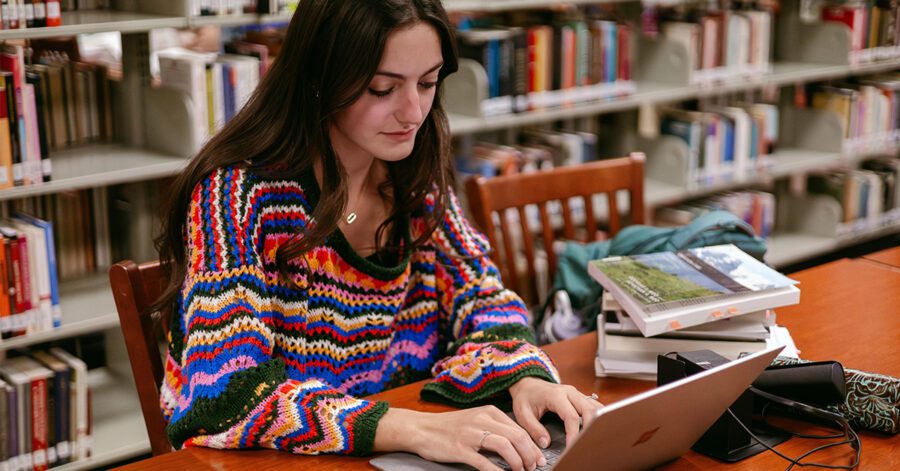 Homeschool student studying skills to learn before college