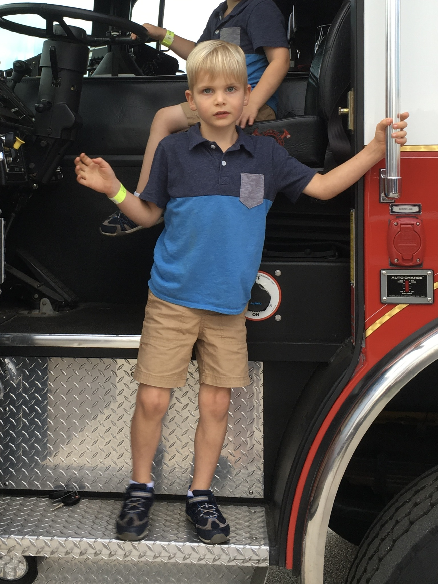 Sebastian standing