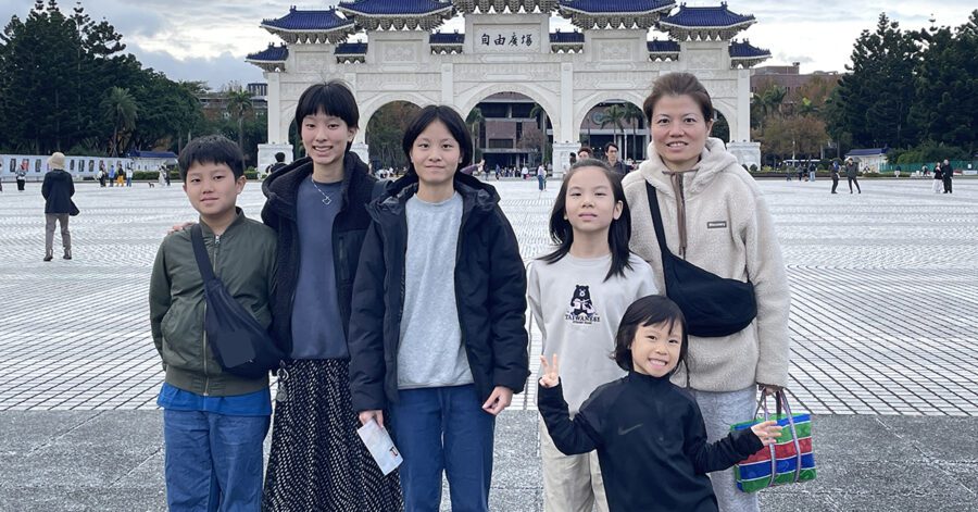 International homeschool family in Taiwan