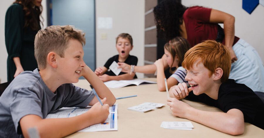 homeschool middle school students in Essentials