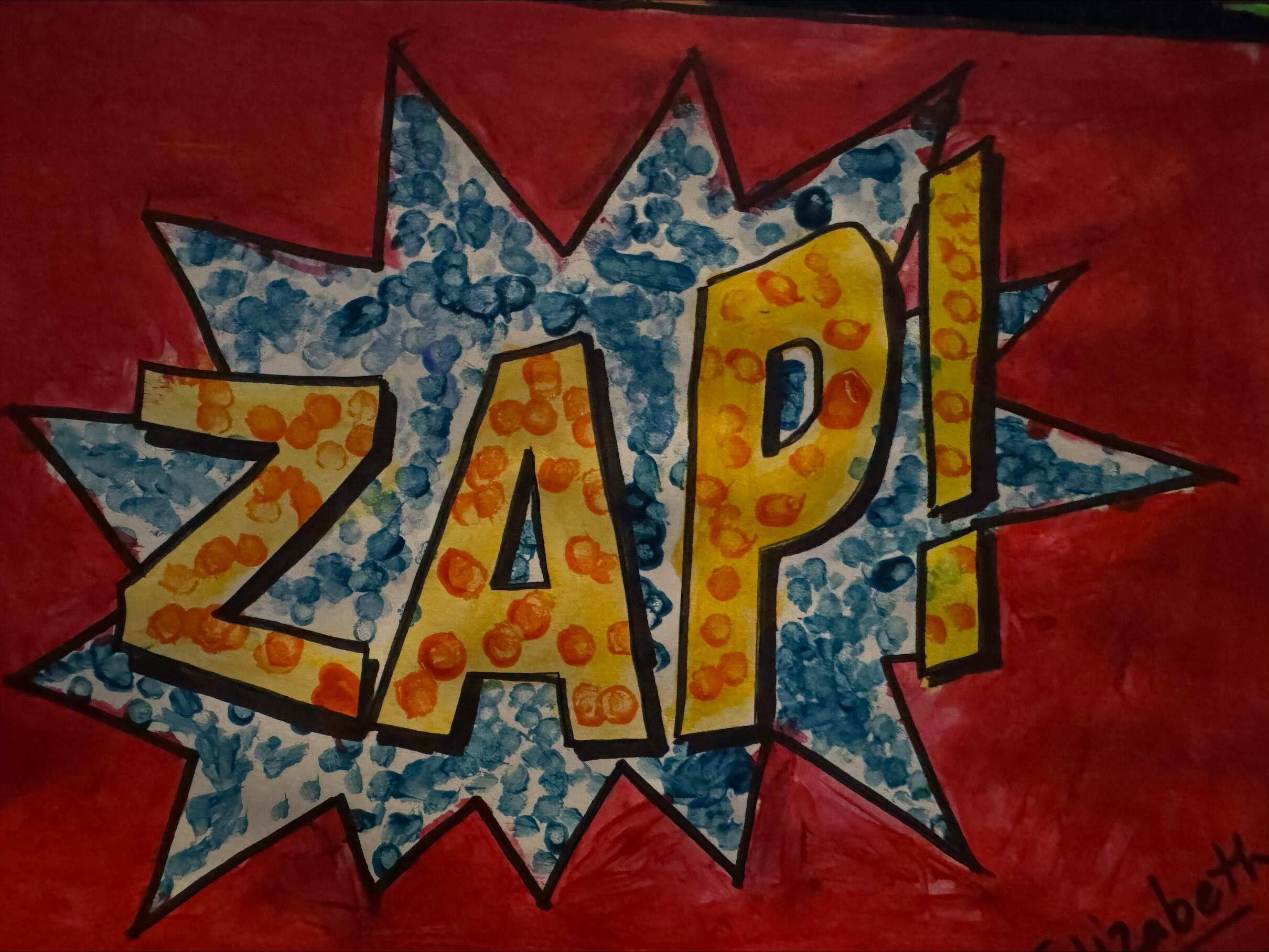 Roy Lichtenstein student art