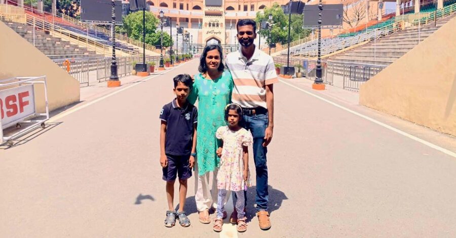 Homeschool family in India