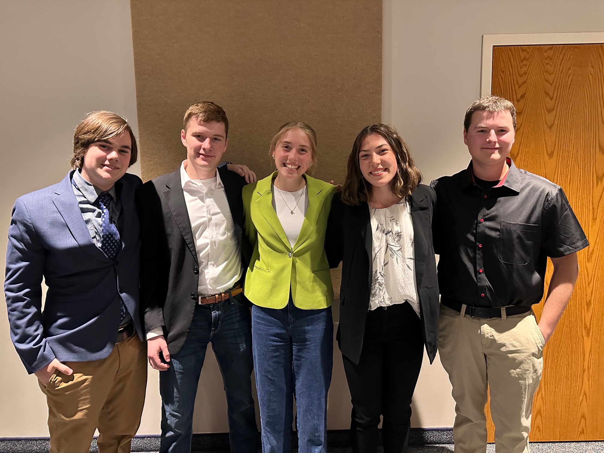 A group of homeschool high school students in a group answering the question Why Homeschool.