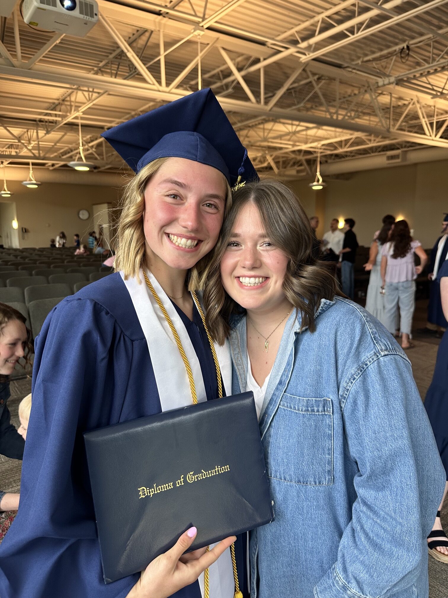 CC homeschool graduate and friend